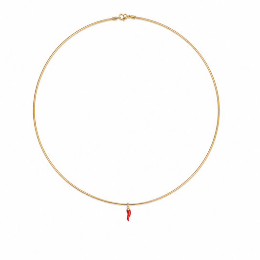 Red Corno Necklace