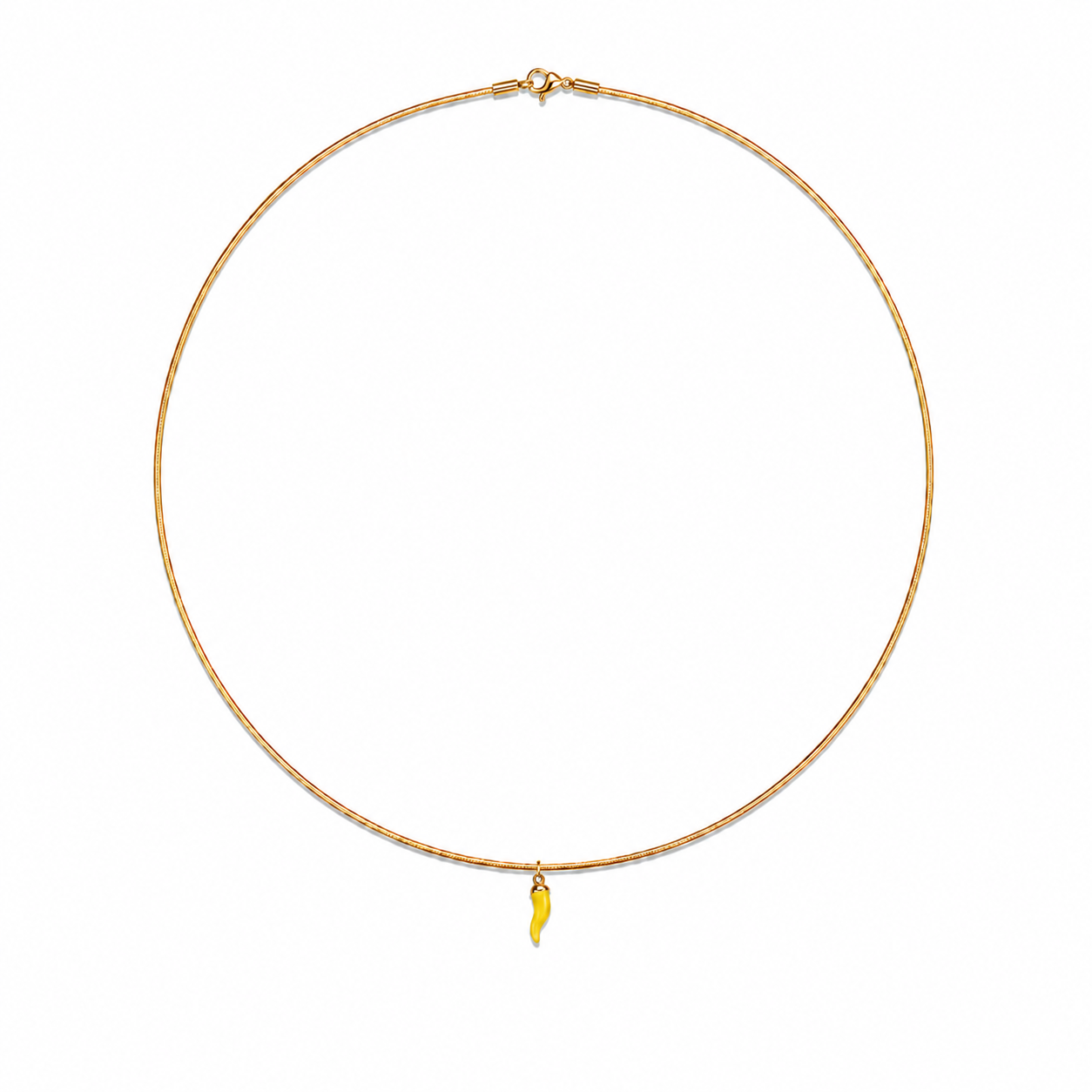 Yellow Corno Necklace